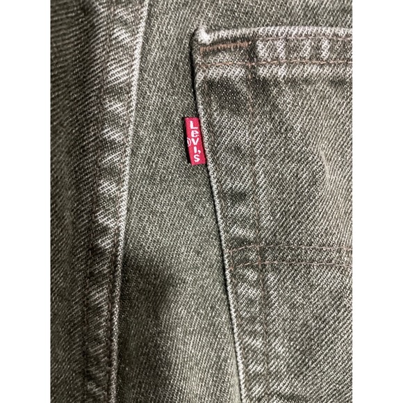 Vintage 90s Levi 550 Jeans - Made in USA - Rare GreenDenim — W34 L32 — Relaxed - Picture 4 of 8
